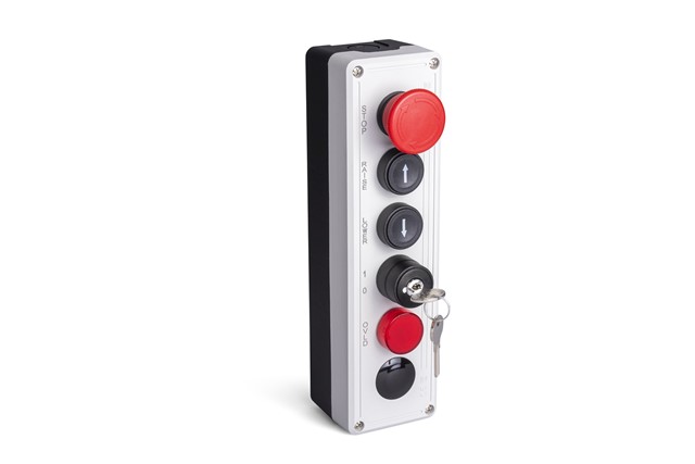 PY Series Plastic 6 Holes CP200E + 2*CP102DHOY + MBSD024K + CP101AA20 Grey-Black Control Box